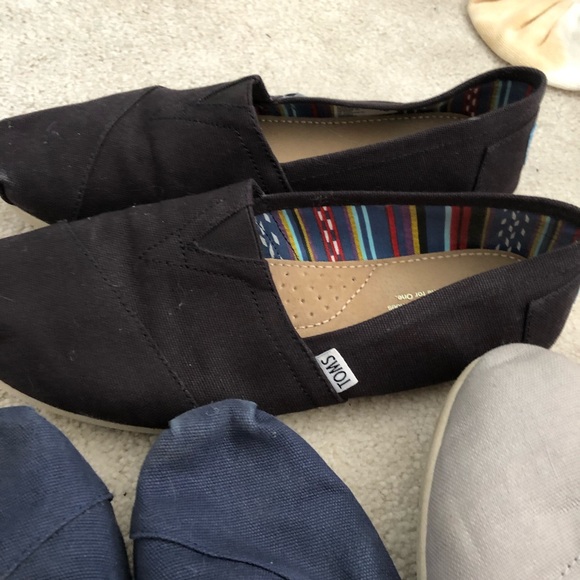 Women's toms slip on shoe 9 classic alpargata heritage - Picture 4 of 7